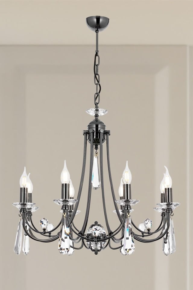 Prenses 8 li Avize Platin