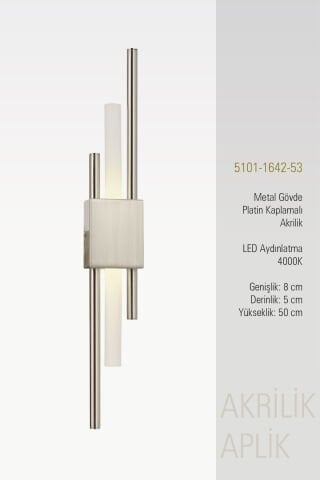 Akrilikli Aplik Nikel