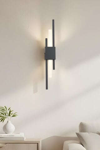 Akrilikli Aplik Siyah