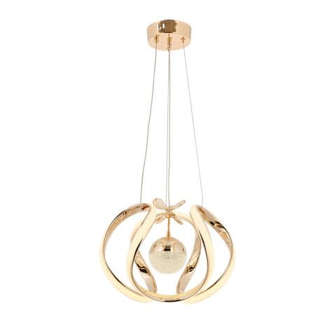 Alya Tekli Sarkıt Avize Gold