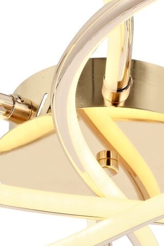 Alviya Tekli Sarkıt Avize Gold