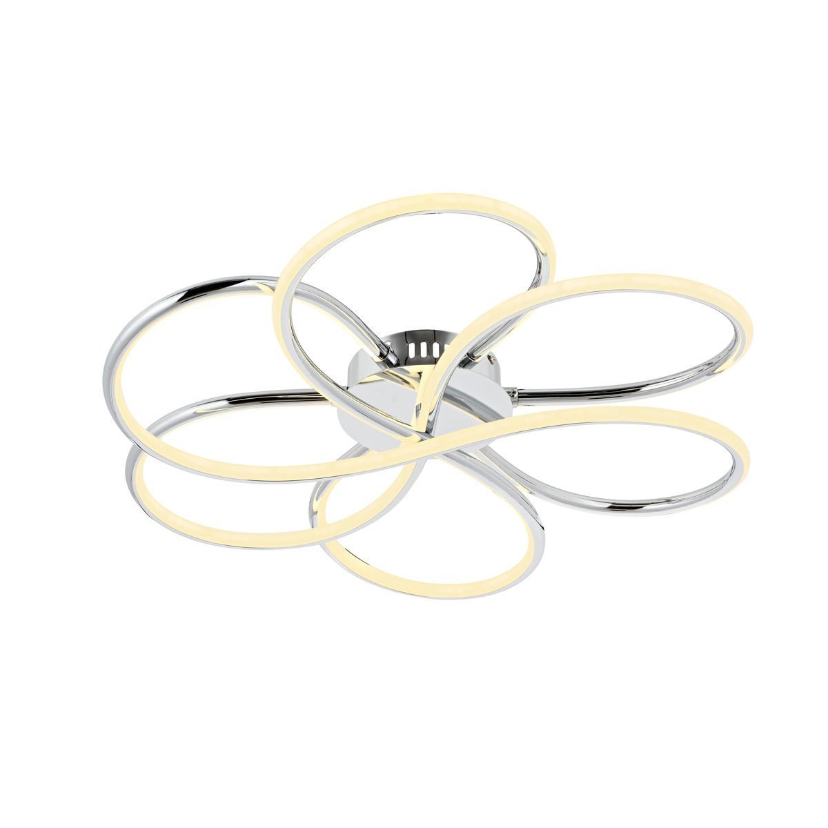 Alviya Tekli Sarkıt Avize Krom