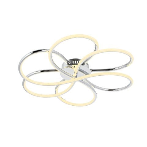 Alviya Tekli Sarkıt Avize Krom