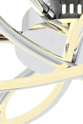 Alviya Tekli Sarkıt Avize Krom