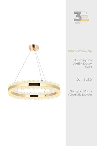 Ares 60lık Sarkıt Avize Gold