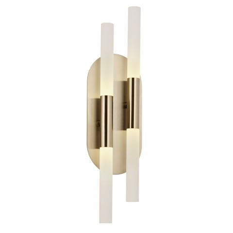 Bat 2li Tekli Aplik Brass