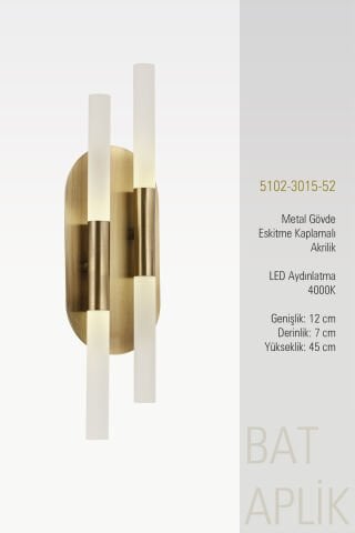 Bat 2li Tekli Aplik Eskitme