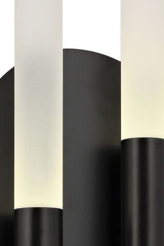 Bat 2li Tekli Aplik Siyah