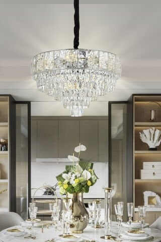 Bilge 50lik Klasik Avize Krom