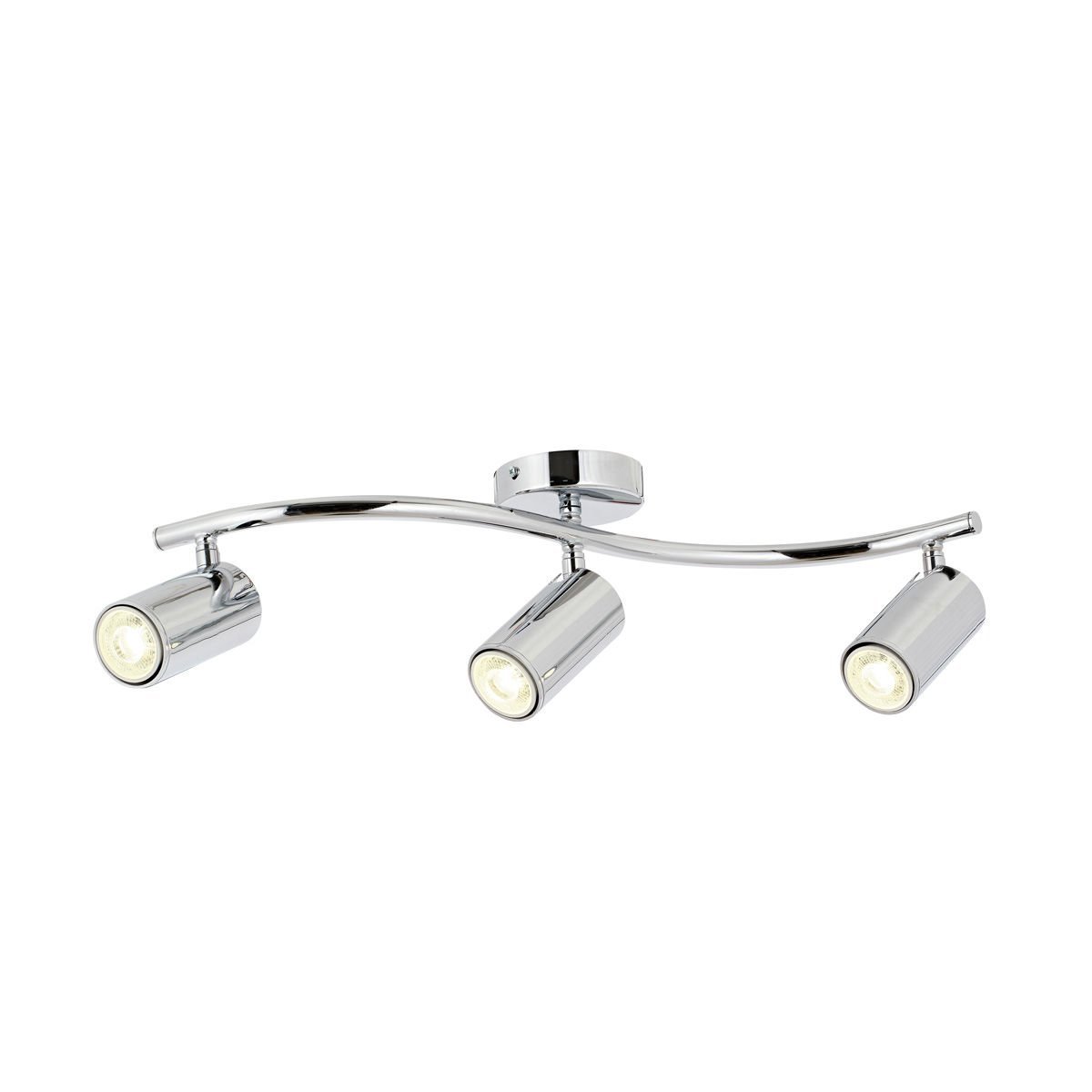 Derin 3lü Plafonyer Avize Krom