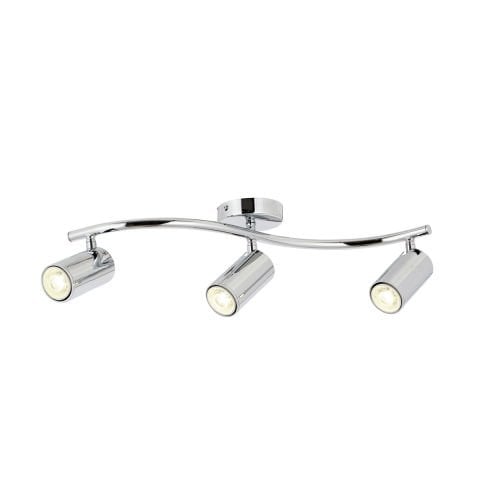 Derin 3lü Plafonyer Avize Krom