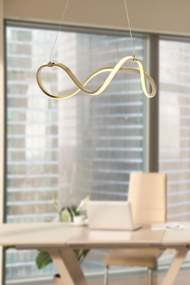 Burgaz Tekli Ledli Avize Ceren Sarısı