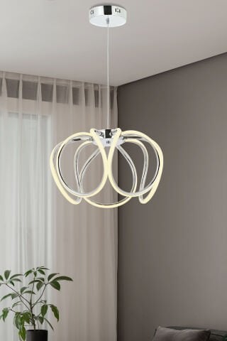 Lina Tekli Sarkıt Avize Krom