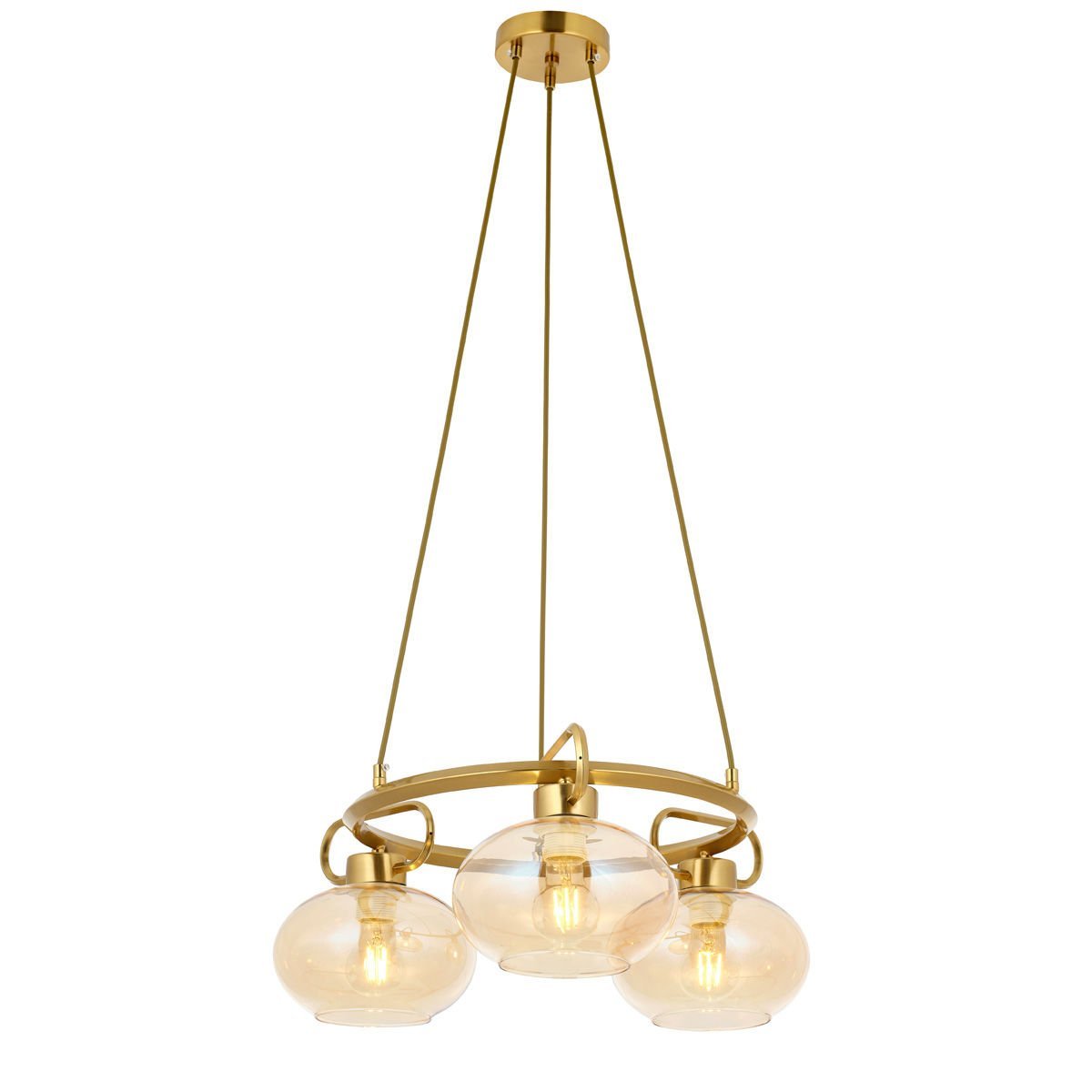 London 3lü Çemberli Avize Eskitme