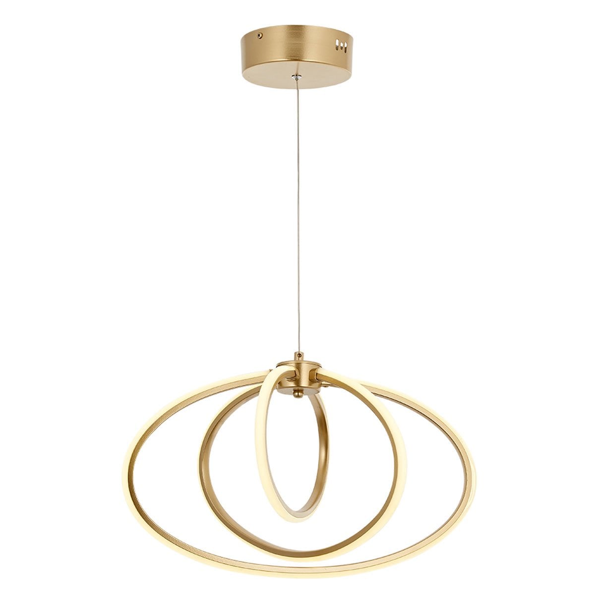 Varna 3 lü Ledli Avize Ceren Sarısı