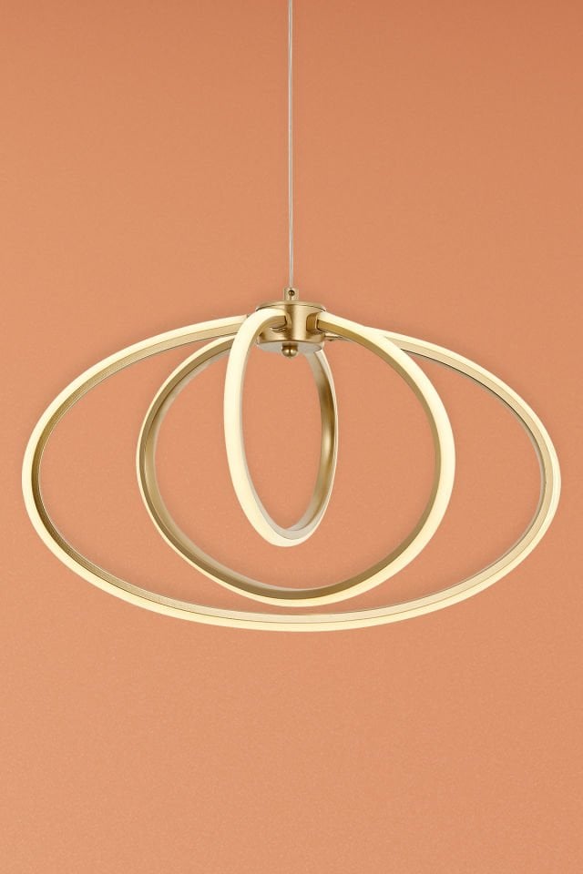 Varna 3 lü Ledli Avize Ceren Sarısı