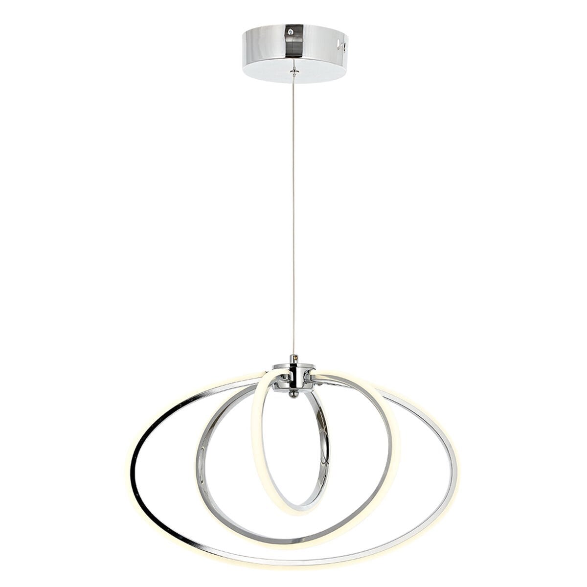 Varna 3 lü Ledli Avize Krom