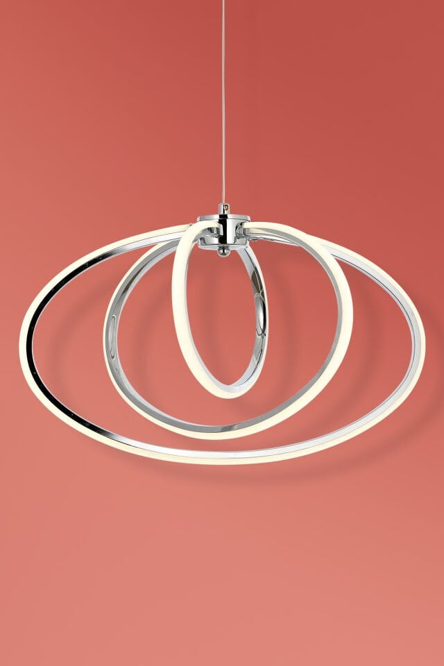 Varna 3 lü Ledli Avize Krom