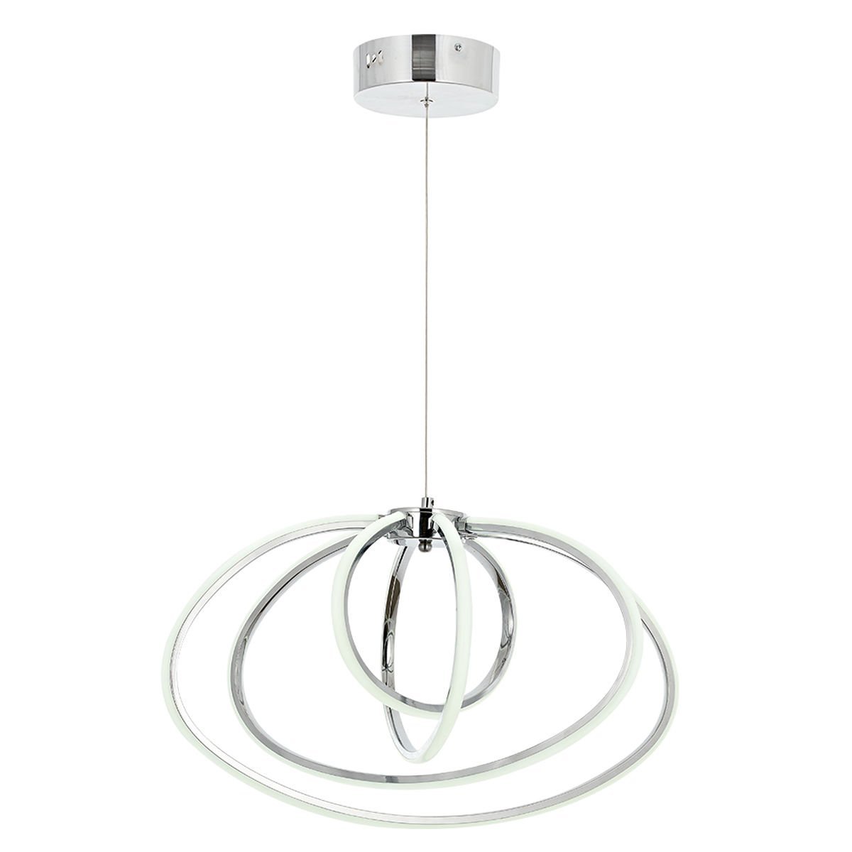 Varna 4 lü Ledli Avize Krom