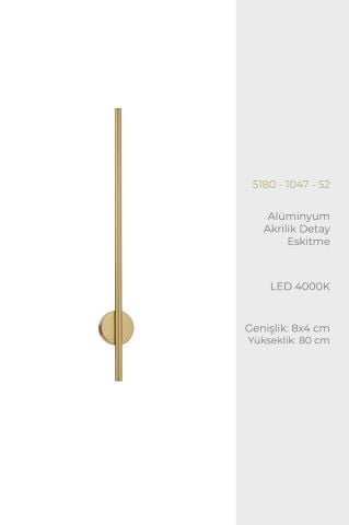 Midas 80cm Aplik Eskitme