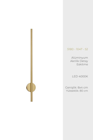 Midas 80cm Aplik Eskitme