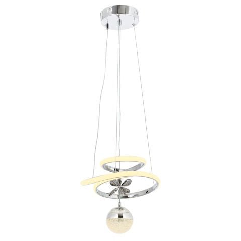 Mila Tekli Sarkıt Avize Krom