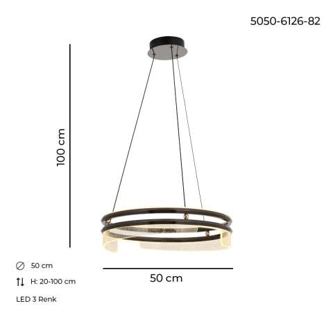 Neptün 50lik Avize Platin