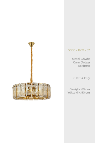 Pera 60lık Klasik Avize Eskitme