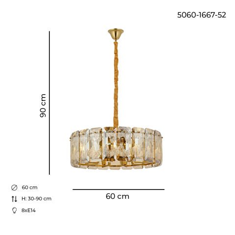 Pera 60lık Klasik Avize Eskitme