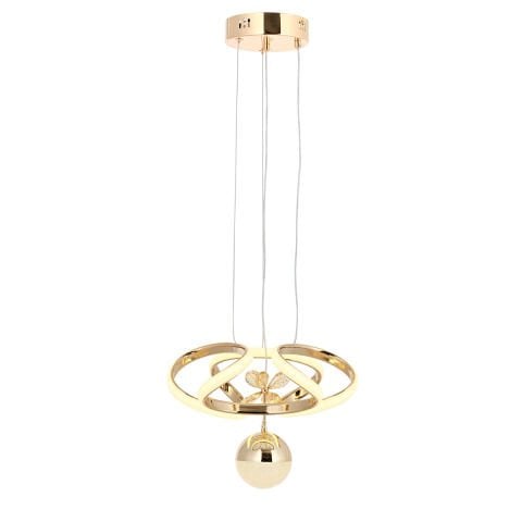 Sera Tekli Sarkıt Avize Gold