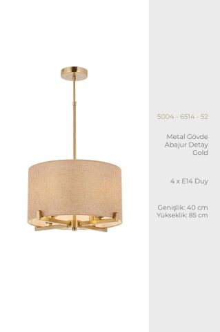 Talin 4lü Modern Avize