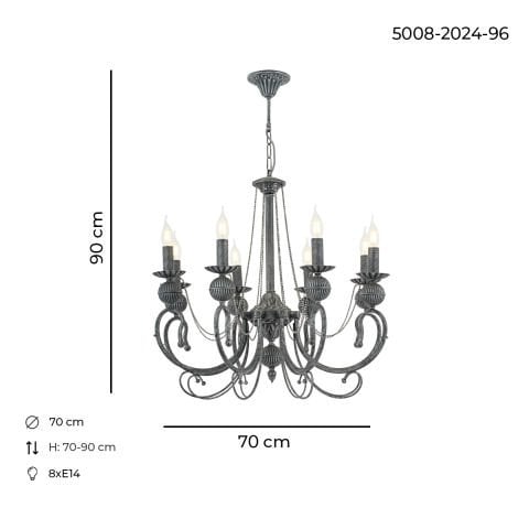 Kaşgar 8li Antrasit