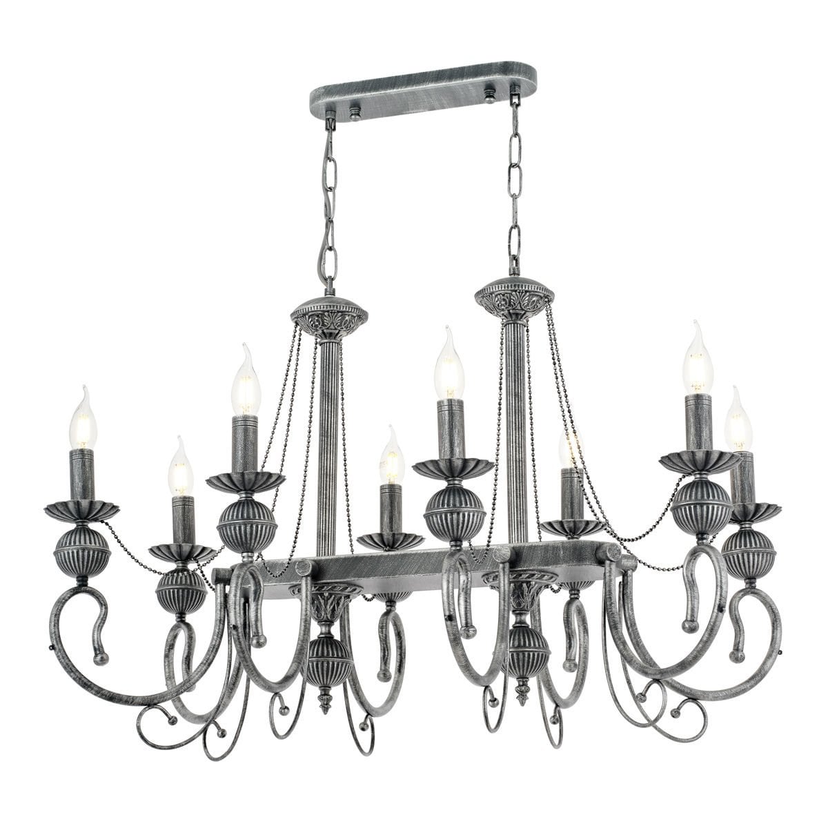 Kaşgar 8li Yemek Masası Antrasit