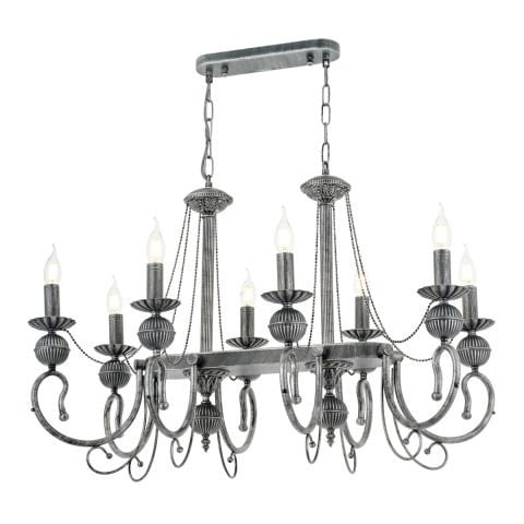 Kaşgar 8li Yemek Masası Antrasit